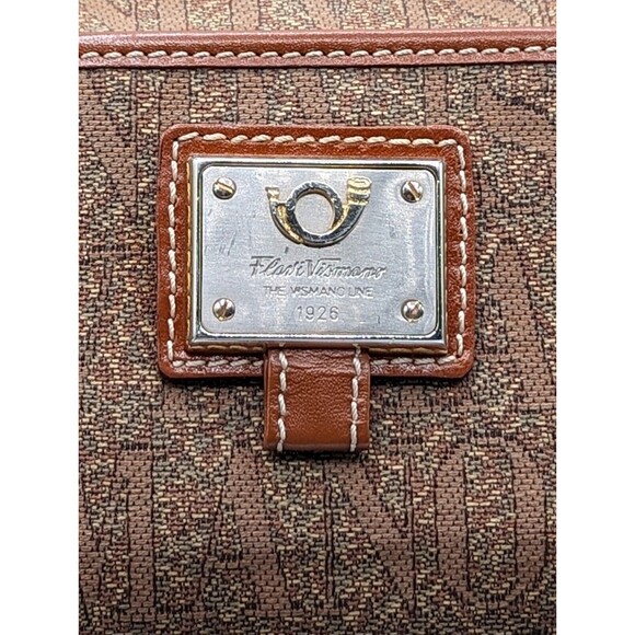 Vintage Flavi Vismano Leather Front Pocket Crossbody Purse - Picture 8 of 16